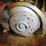 MOT Failed because of brake disc damage